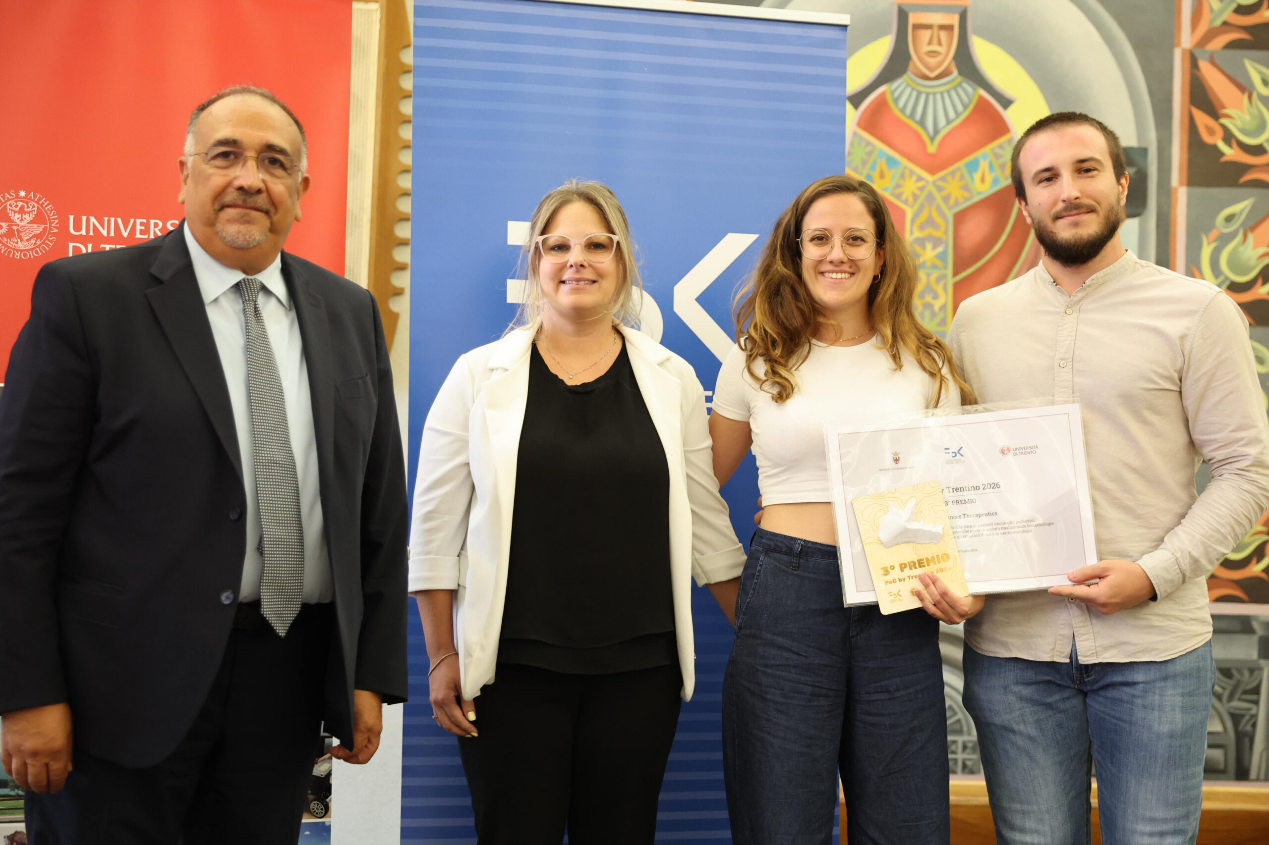 Premiazione POC (Prova di concetto) in Trentino © Teyssot / UniTrento